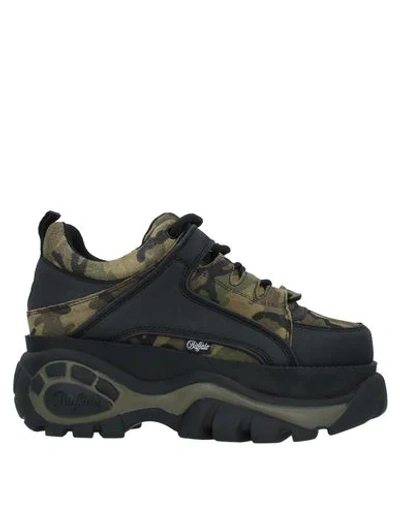 Buffalo Sneakers In Military Green