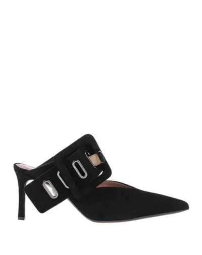 Samuele Failli Woman Mules & Clogs Black Size 8 Soft Leather