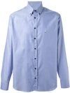 Etro Button Down Shirt In Blue