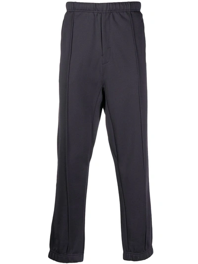 Lemaire Pleated Detail Zip Pocket Track Pants In Grey