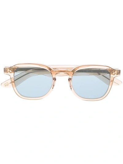 Moscot Nyc Momza Square-frame Sunglasses In White
