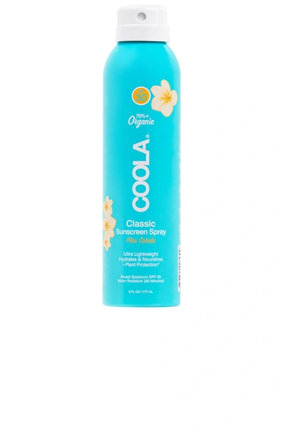 Coola Classic Body Organic Sunscreen Spray Spf 30 - Pina Colada, 6-oz. In N,a