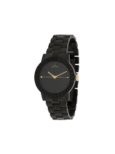 Vivienne Westwood Warwick 35mm Watch In Black