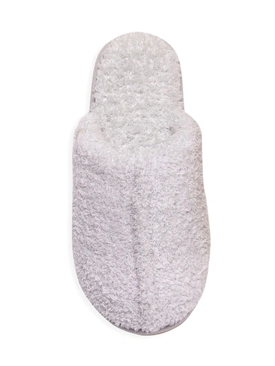 Barefoot Dreams The Cozychic Memory Foam Slipper In Heathered Ocean White