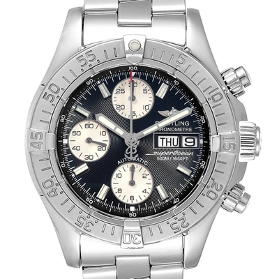Breitling Aeromarine Superocean Chronograph Watch A13340 Box Papers In Not Applicable