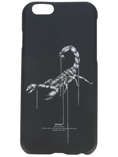 Off-white Scorpion Print Iphone6/6s Case In Black