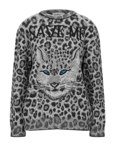 Alberta Ferretti Sweaters In Grey