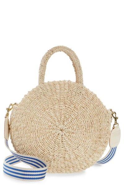 Clare V Moyen Alice Straw Bag In Cream