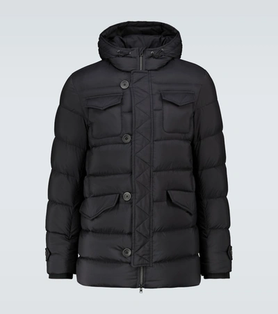 Herno Padded Down Jacket In Blue
