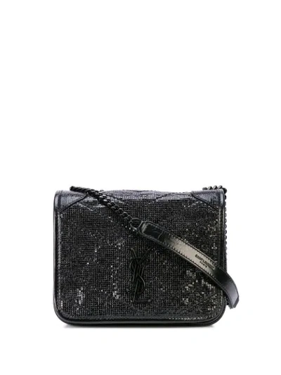 Saint Laurent Niki Chain Wallet In Black