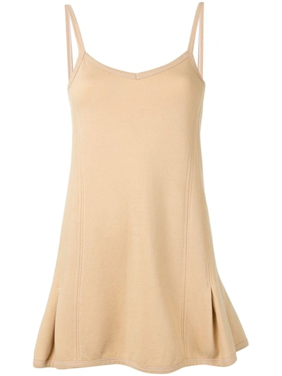 Pre-owned Chanel Sports Mini Dress In Neutrals