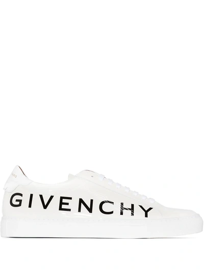 Givenchy White Urban Street Patent Leather Sneakers