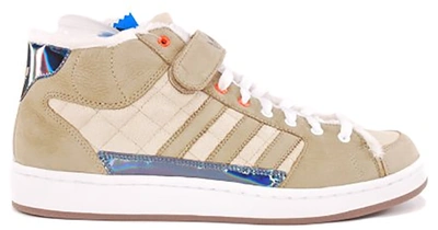 Pre-owned Adidas Originals  Superskate Mid Star Wars Rogue Leader Hoth In Light Sand Hay/dark Sand Hay/white