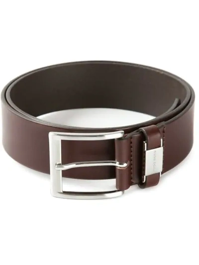 Hugo Boss Connio Belt Brown In Braun