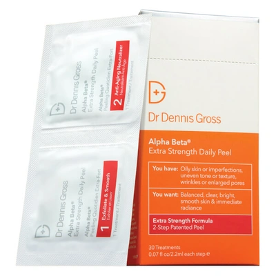 Dr Dennis Gross Skincare Skincare Alpha Beta Extra Strength Daily Peel (pack Of 30, Worth $102)