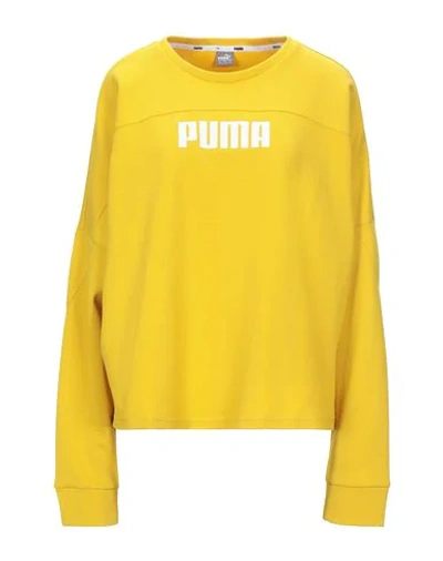 Puma Athletic Tops In Yellow