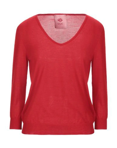 Alyki Sweaters In Red