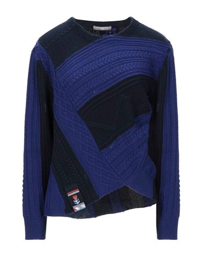 High By Claire Campbell Sweaters In Dark Blue