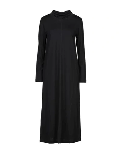 Aspesi Midi Dresses In Black