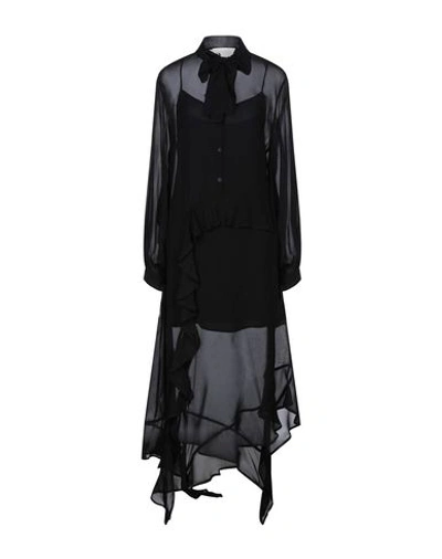 8pm Midi Dresses In Black