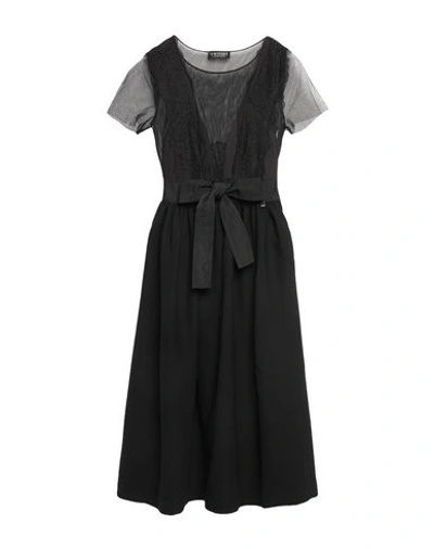 Twinset Midi Dresses In Black