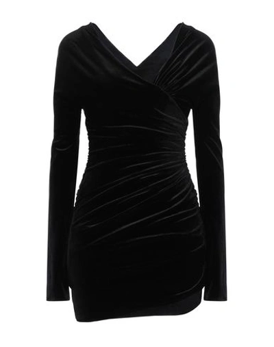 Alexandre Vauthier Short Dresses In Black