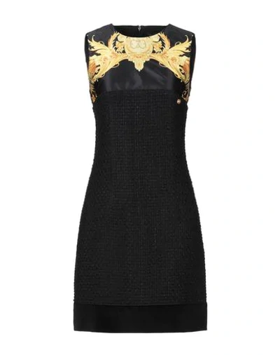 Cavalli Class Short Dress In Black