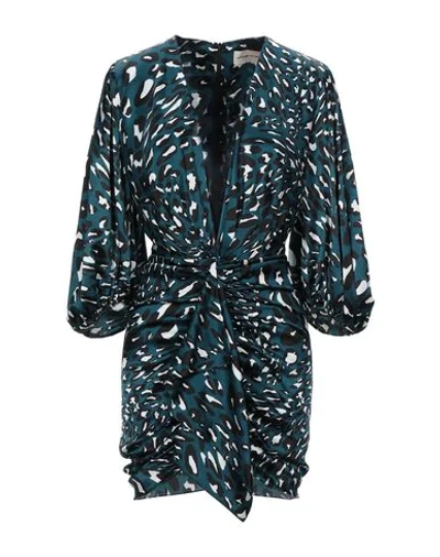 Alexandre Vauthier Short Dresses In Green