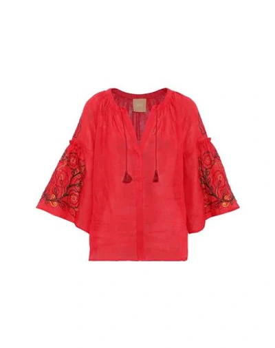 March11 Blouses In Red
