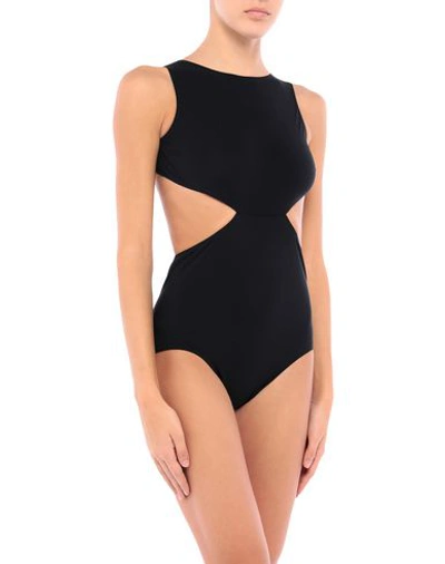 Rick Owens One-piece Swimsuits In Black