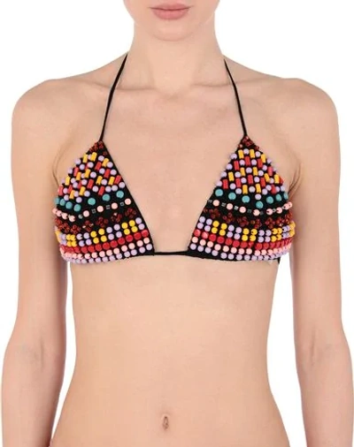 Emilio Pucci Bikini Tops In Black