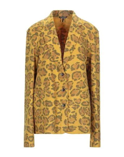 Manila Grace Suit Jackets In Yellow