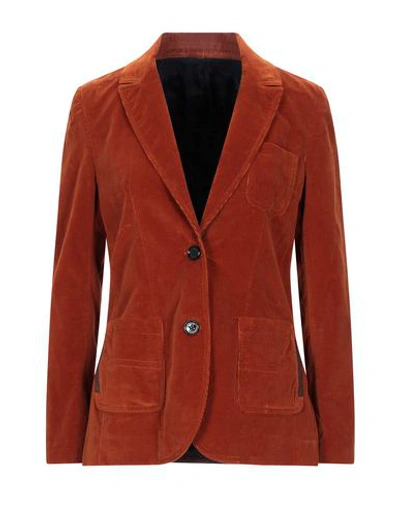Band Of Outsiders Sartorial Jacket In Rust