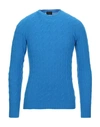 Drumohr Cashmere Blend In Azure