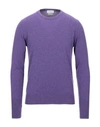 Ballantyne Cashmere Blend In Purple