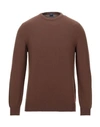 Fedeli Sweaters In Brown