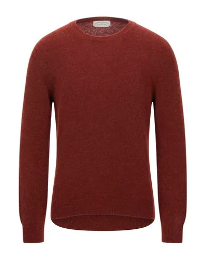 Original Vintage Style Sweaters In Maroon