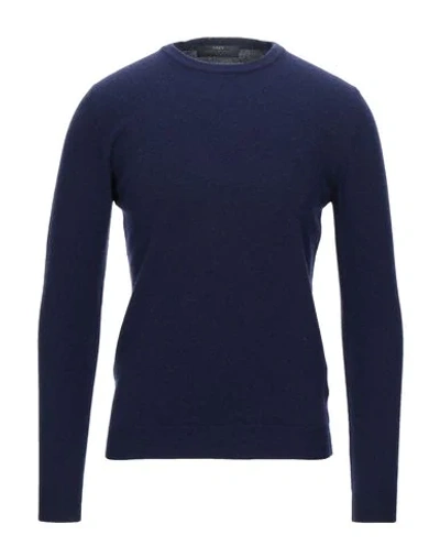 Grey Daniele Alessandrini Sweater In Dark Blue