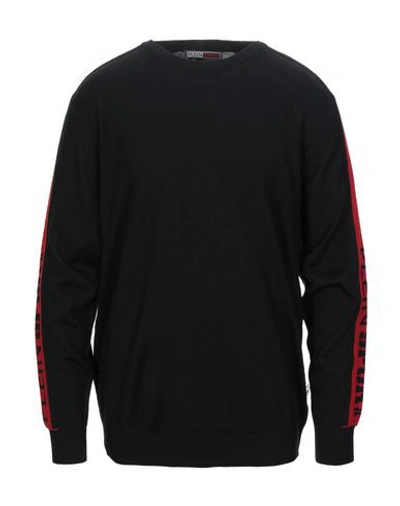 Plein Sport Sweaters In Black