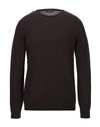 Roberto Collina Sweaters In Dark Brown
