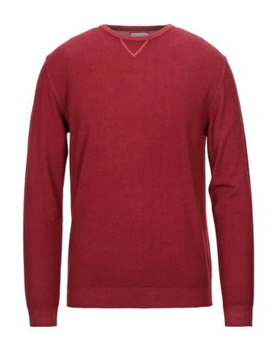 Bellwood Sweaters In Brick Red
