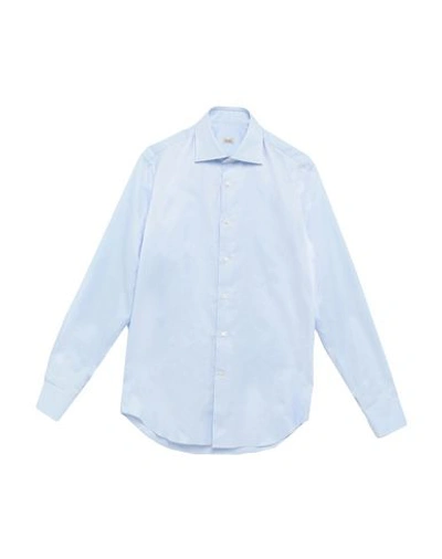 Alessandro Gherardi Solid Color Shirt In Sky Blue