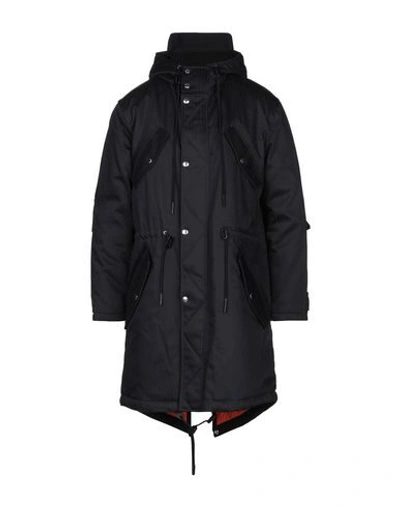Band Of Outsiders Coats In Dark Blue