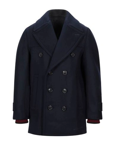 Band Of Outsiders Coat In Dark Blue