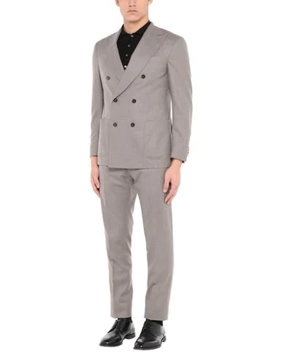 Luigi Bianchi Mantova Suits In Grey