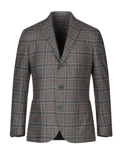 Alessandro Dell'acqua Suit Jackets In Brown