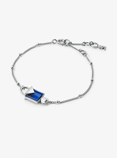 Michael Kors Sterling Silver Lock Bracelet