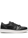 Jordan Women's Air  1 Retro Low Slip Shoes In Black