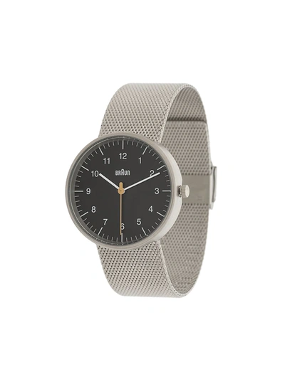 Braun Watches Bn0021 38mm Watch In Silver