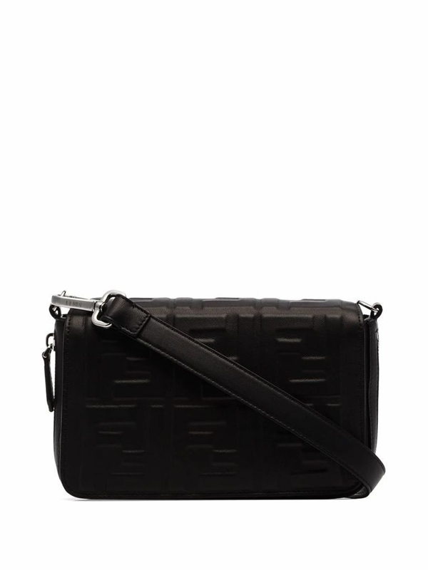 fendi leather messenger bag